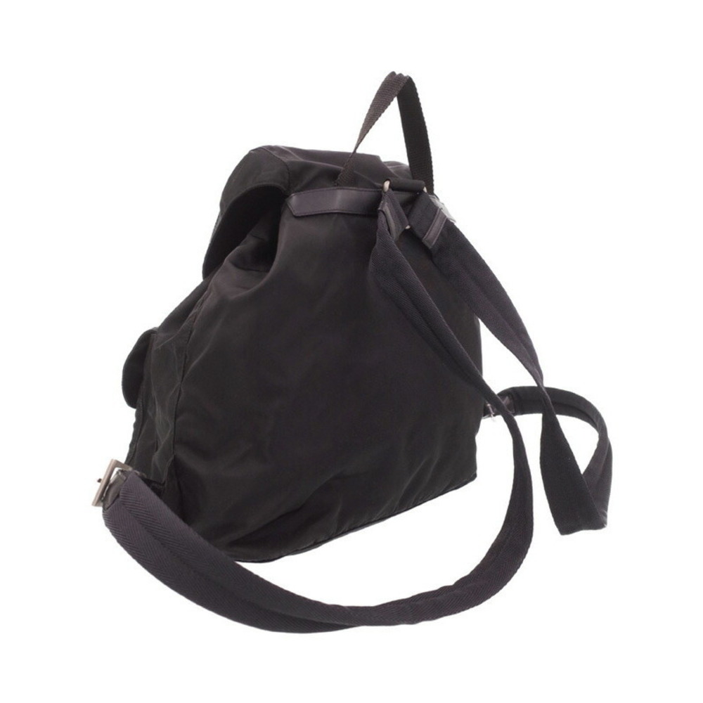 Prada Backpack Pocket Two Daybag Tessuto Rucksack Black